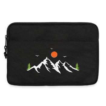 Gebirge - Laptoptasche 13" - Schwarz - Vorne