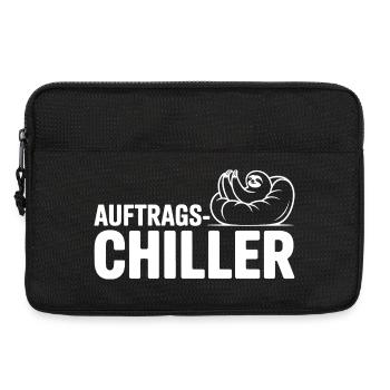 Auftragschiller Auftrags Chiller Büro Faultier - Laptoptasche 13" - Schwarz - Vorne