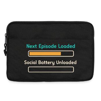 Anime introvert Weeb couch potato - Laptop bag 13" - black - Front