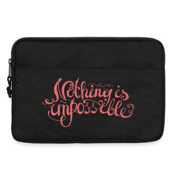 Nothing is impossible - Laptop bag 13" - black - Front