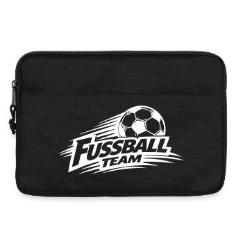 Fussball Team Symbol - Laptoptasche 13" - Schwarz - Vorne