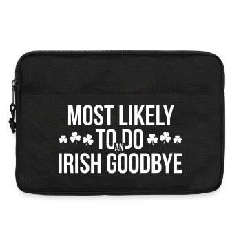 Most Likely Irish Goodbye - Laptop bag 13" - black - Front