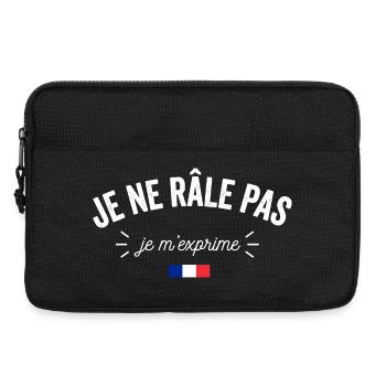Humor, ich beschwere mich nicht, ich drücke mich aus, lustig necker. - Laptoptasche 13" - Schwarz - Vorne