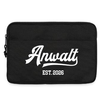 Anwalt Seit 2026 Jurist Jura Studium Anwälte - Laptoptasche 13" - Schwarz - Vorne