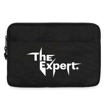 L’expert, la déclaration, le je-sais-tout - Sacoche pour ordinateur portable 13 pouces - noir - Devant