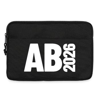 Abi 2026 - Abitur - Gift | minimal design - Laptop bag 13" - black - Front