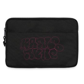 Karlsruhe Throw-up Bubble Style Street Art Souvenir - Laptop bag 13" - black - Front