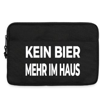 Bier - Laptoptasche 13" - Schwarz - Vorne