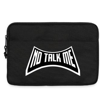No Talk Me Funny Antisocial Introvert Saying - Laptop bag 13" - black - Front