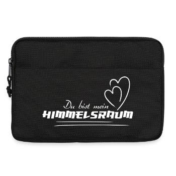 HIMMELSRAUM – Spirituelles Statement Mode - Laptoptasche 13" - Schwarz - Vorne