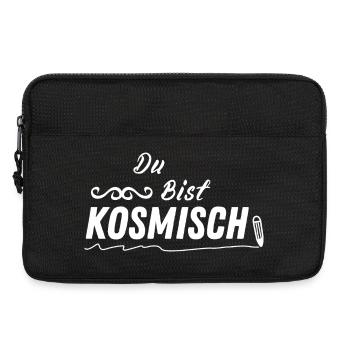 KOSMISCH – Spirituelles Geschenk Mode - Laptoptasche 13" - Schwarz - Vorne