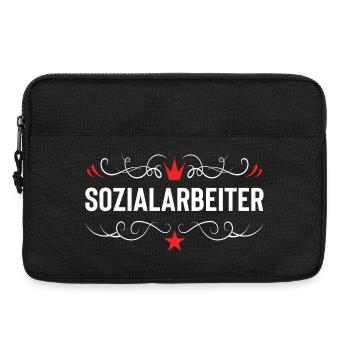 Sozialarbeiter Beruf - Laptoptasche 13" - Schwarz - Vorne