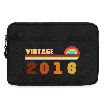 10 Year Old Black Gold Tee born 2016 - Laptop bag 13" - black - Front