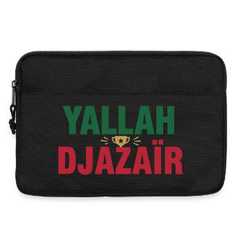 Yallah Djazair Champion Algeria | Foot Supporter - Laptop bag 13" - black - Front