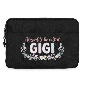 Gigi Granny Flowers Gift Cute Grandma - Laptop bag 13" - black - Front