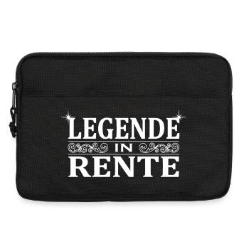 Legende in Rente Ornament - Laptoptasche 13" - Schwarz - Vorne