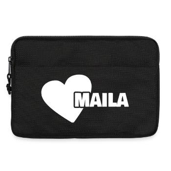 Gift for Maila - Laptop bag 13" - black - Front