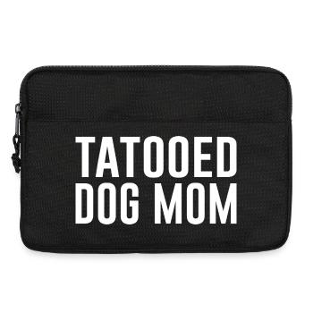 Les chiens ont tatoué la mère du chien - Sacoche pour ordinateur portable 13 pouces - noir - Devant