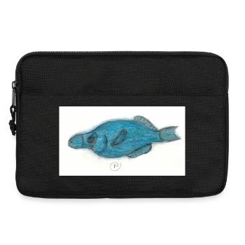 Vogellippfisch - Laptoptasche 13" - Schwarz - Vorne