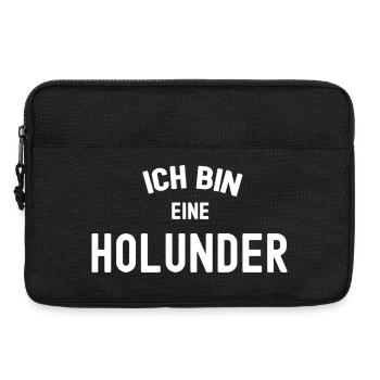 ICH BIN EINE HOLUNDER Karneval Kostüm Fasching - Laptoptasche 13" - Schwarz - Vorne