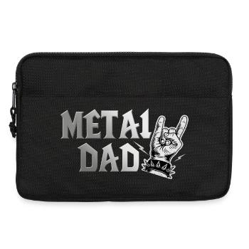 Metal Dad Gift Dad Heavy Metal Rock - Laptoptasche 13" - Schwarz - Vorne