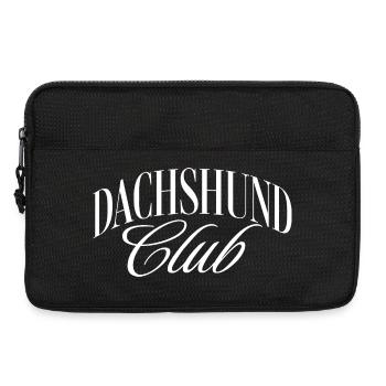 Dachshund Club - Laptoptasche 13" - Schwarz - Vorne