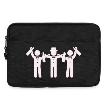 braeutigam_party- - Sacoche pour ordinateur portable 13 pouces - noir - Devant
