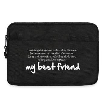 My best friend - Laptop bag 13" - black - Front