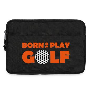 Born to play Golf - Laptoptasche 13" - Schwarz - Vorne