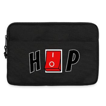 Hip hop - Sacoche pour ordinateur portable 13 pouces - noir - Devant