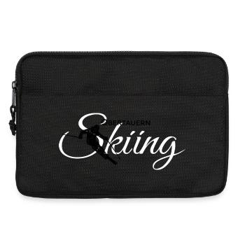 Obertauern Skiing (Weiß) Apres-Ski Skifahrer - Laptoptasche 13" - Schwarz - Vorne