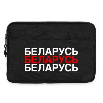 BELARUS Kyrillisch Flagge Weißrussland - Laptoptasche 13" - Schwarz - Vorne