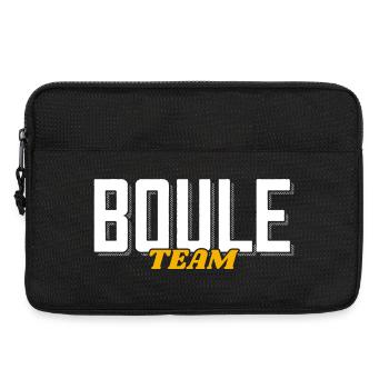 Boule Team Boulekugeln pour Bouler et Pétanque - Sacoche pour ordinateur portable 13 pouces - noir - Devant