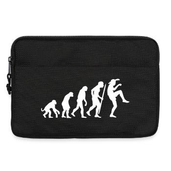 Funny Evolution Karate Vintage 80s Crane Kick - Laptop bag 13" - black - Front