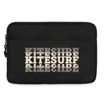 Kitesurfen Kitesurf Kitesurfer Kiteboard - Laptop bag 13" - black - Front