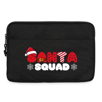 Santa Squad Emblem - Laptop bag 13" - black - Front