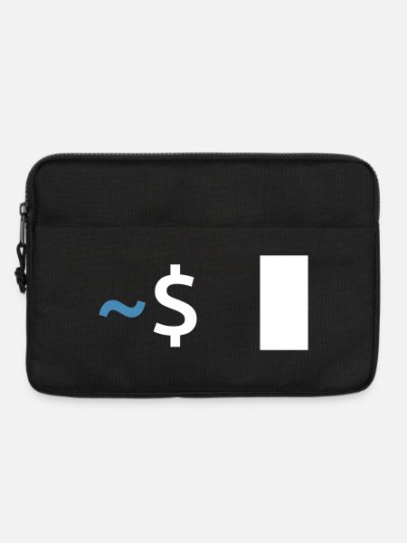 Linux Shell Command - Laptoptasche 13" - Schwarz