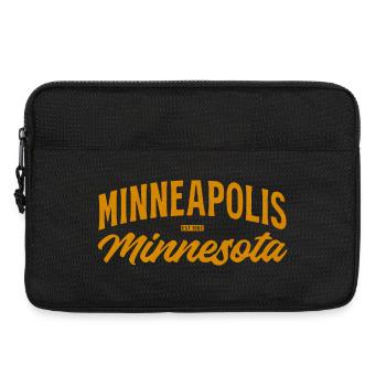 Minneapolis Script Vintage Orange - Laptoptasche 13" - Schwarz - Vorne