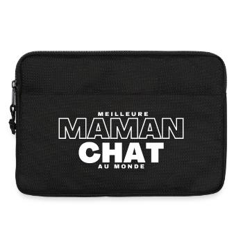 Meilleur Maman Chat au Monde - Sacoche pour ordinateur portable 13 pouces - noir - Devant
