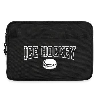 Hockey sur glace - Sacoche pour ordinateur portable 13 pouces - noir - Devant