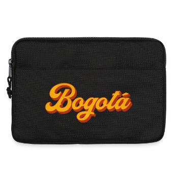 Lettrage rétro Bogota - Sacoche pour ordinateur portable 13 pouces - noir - Devant