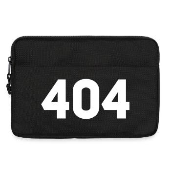 404 - Seite nicht gefunden - Laptoptasche 13" - Schwarz - Vorne