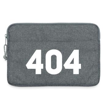 404 - Seite nicht gefunden - Laptoptasche 13" - Grau meliert - Vorne