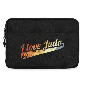 Combattants de judo - Sacoche pour ordinateur portable 13 pouces - noir - Devant