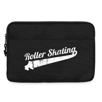 80er Jahre Rollschuhlaufen - Laptoptasche 13" - Schwarz - Vorne