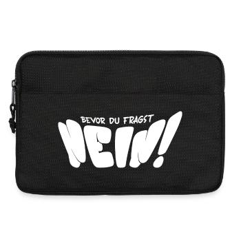 Bevor Du Fragst Nein - Laptoptasche 13" - Schwarz - Vorne