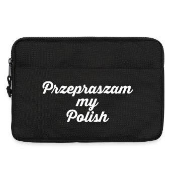 Poland Language Polnisch - Laptoptasche 13" - Schwarz - Vorne