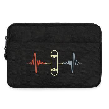 Vintage Skateboard ECG - Sacoche pour ordinateur portable 13 pouces - noir - Devant