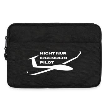 nicht irgendein Pilot - Laptoptasche 13" - Schwarz - Vorne
