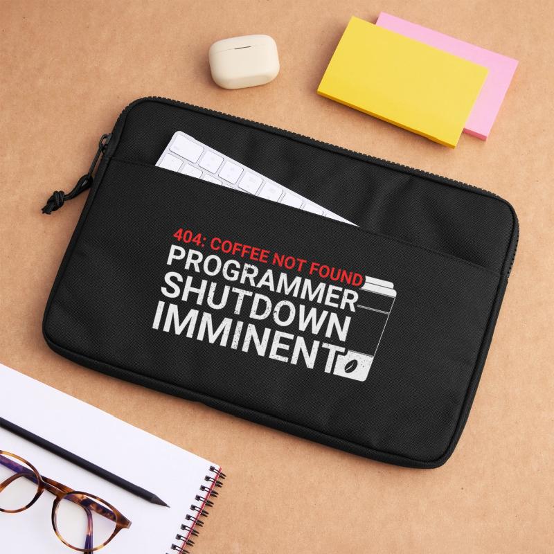 Les programmeurs génèrent du code à partir de café Sacoche pour ordinateur portable 13 pouces